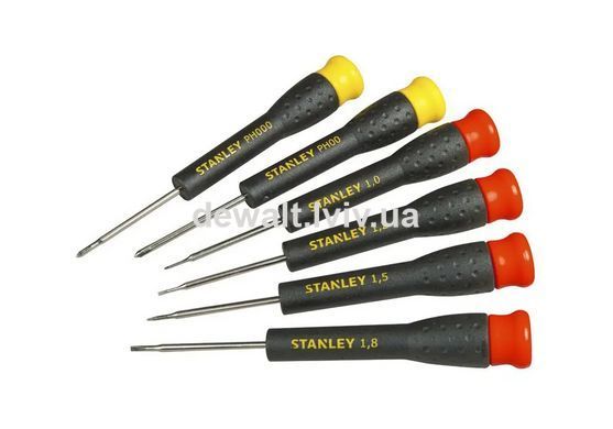 Набор из шести отверток для точной механики STANLEY STHT0-62631