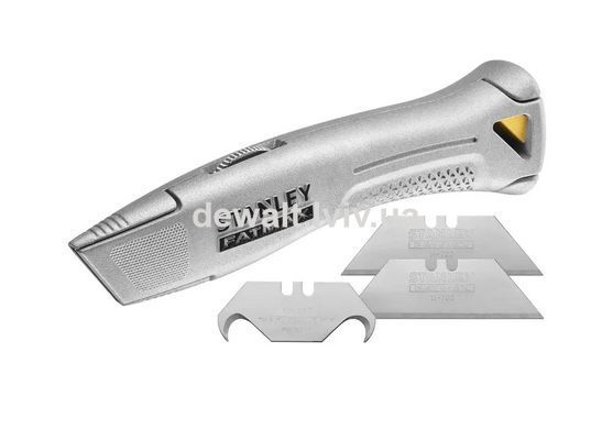 Ніж FatMax&reg; Heavy Duty довжиною 165 мм з фіксованим лезом для оздоблювальних робіт STANLEY FMHT10501-0