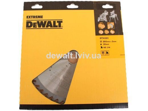 Диск пильный EXTREME WORKSHOP DeWALT DT4323