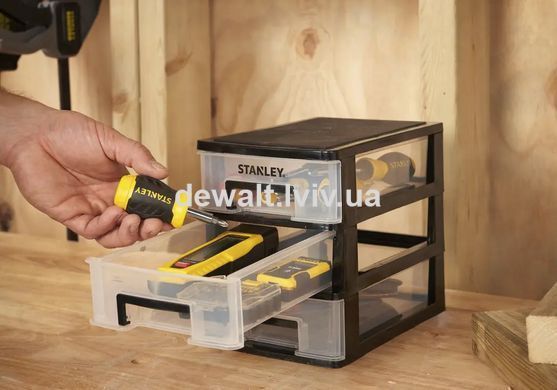 Органайзер вертикальний з трьома висувними відділеннями STANLEY STST40710-1