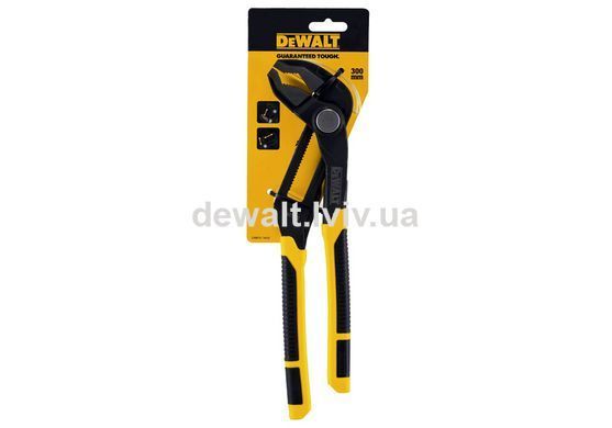 Пасатижі переставні сантехнічні довжиною 300 мм DeWALT DWHT0-74432