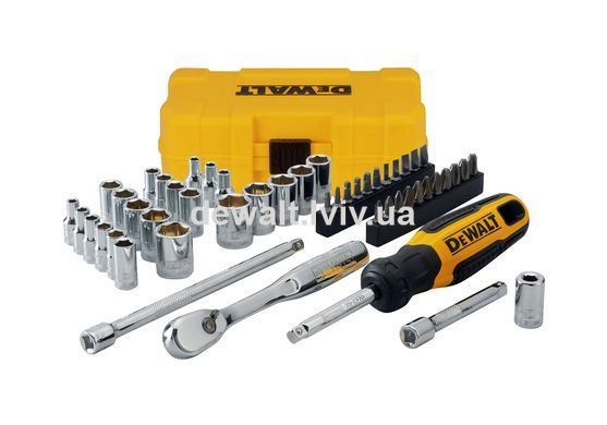 Набір головок та біт 1/4, 50 предметів DeWALT DWMT81610-0
