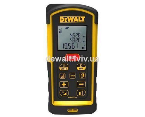 Далекомір лазерний DeWALT DW03101