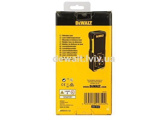 Далекомір лазерний DeWALT DW03101