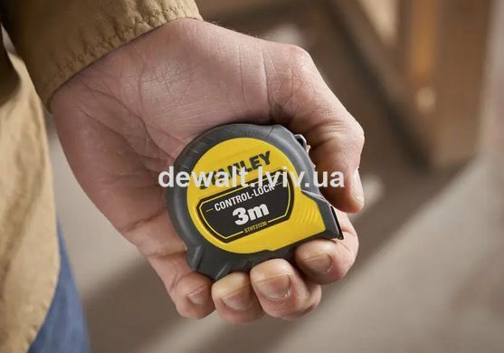Рулетка вимірювальна CONTROL-LOCK довжиною 3 м, STANLEY STHT37230-0
