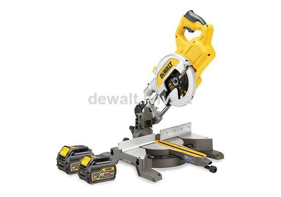 Пила торцовочная аккумуляторная XR FLEXVOLT DeWALT DCS777