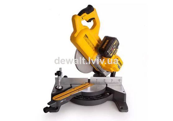 Пила торцовочная аккумуляторная XR FLEXVOLT DeWALT DCS777