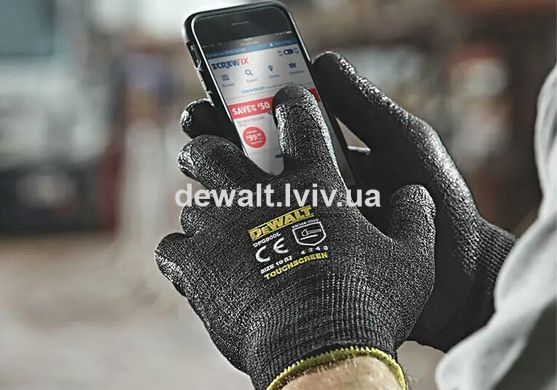 Рукавички універсальні з чутливостю до сенсорного екрану DeWALT DPG800L