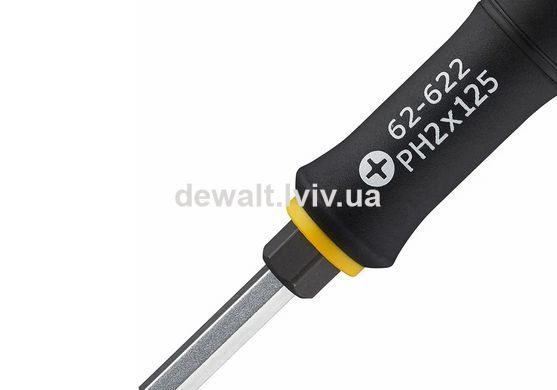 Викрутка FatMax з довжиною жала 125 мм під шліць Ph2 з шестигранником під ключ STANLEY FMHT0-62622