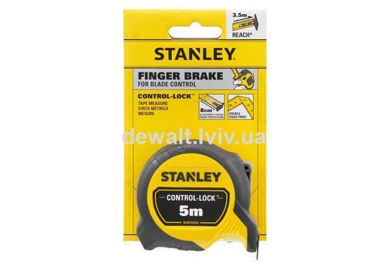 Рулетка измерительная CONTROL-LOCK длиной 5 м, STANLEY STHT37231-0