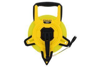 Рулетка вимірювальна PowerWinder Fiberglass довжиною 100 м, шириною 12.7 мм, стрічка зі скловолокном STANLEY 2-34-777