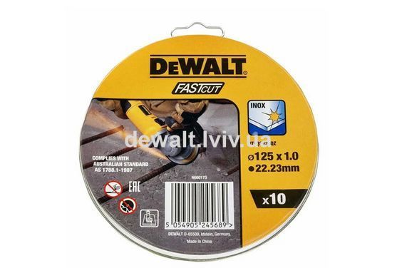 Набір кругів відрізних HIGH PERFORMANCE DeWALT DT43972