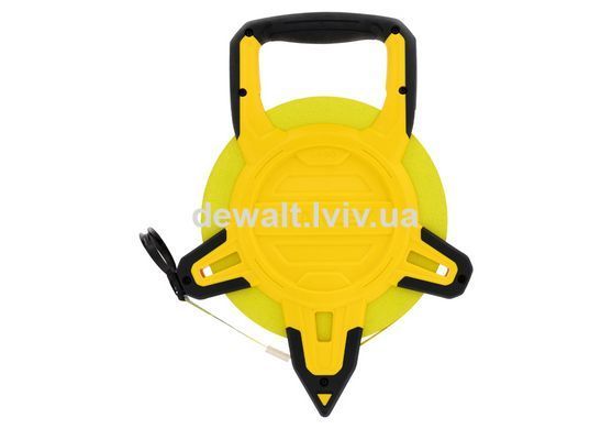 Рулетка вимірювальна PowerWinder Fiberglass довжиною 100 м, шириною 12.7 мм, стрічка зі скловолокном STANLEY 2-34-777