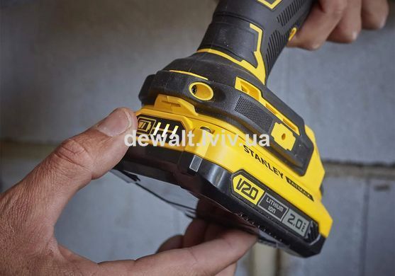 Дриль-шурупокрут ударний акумуляторний безщітковий STANLEY FATMAX SFMCD721D2K