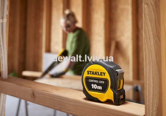 Рулетка измерительная CONTROL-LOCK длиной 10 м, STANLEY STHT37233-0