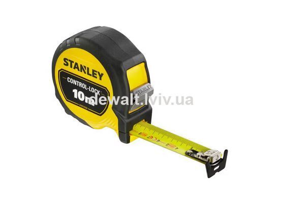 Рулетка измерительная CONTROL-LOCK длиной 10 м, STANLEY STHT37233-0