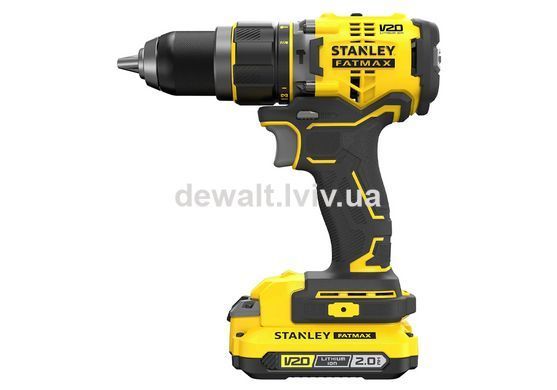 Дриль-шурупокрут ударний акумуляторний безщітковий STANLEY FATMAX SFMCD721D2K