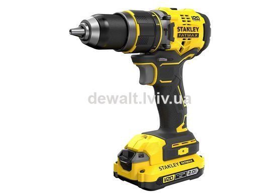 Дриль-шурупокрут ударний акумуляторний безщітковий STANLEY FATMAX SFMCD721D2K