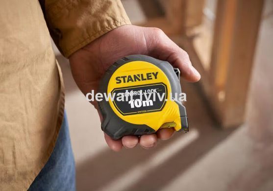 Рулетка измерительная CONTROL-LOCK длиной 10 м, STANLEY STHT37233-0