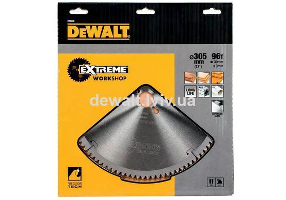 Диск пильный EXTREME WORKSHOP DeWALT DT4290