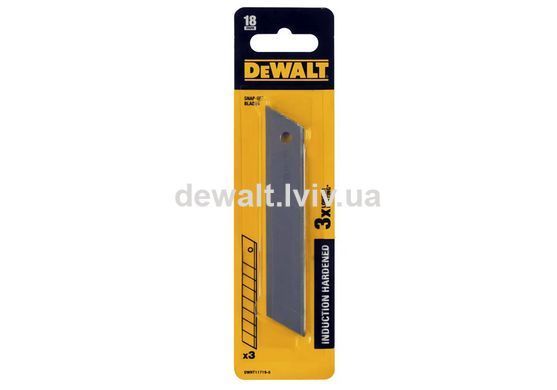 Леза запасні шириною 18 мм з сегментами, що відламуються DeWALT DWHT11719-0