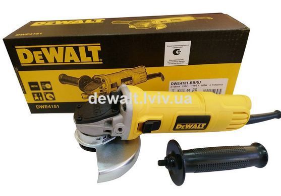 Шлифмашина угловая DeWALT DWE4151