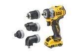 Дрель-шуруповерт со сменными насадками аккумуляторная DeWALT DCD703