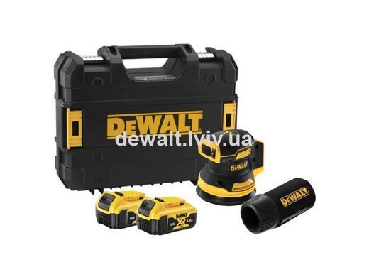 Шліфмашина ексцентрікова акумуляторна DeWALT DCW210