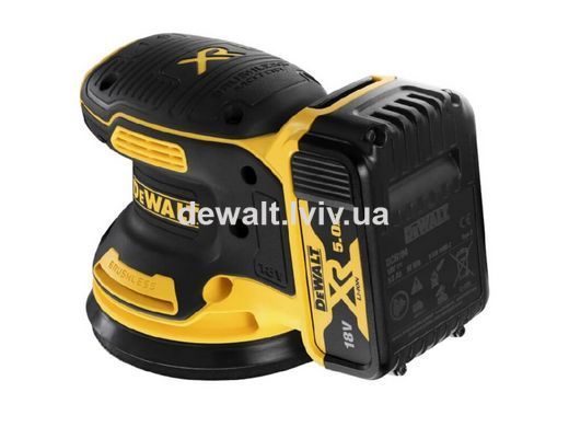 Шліфмашина ексцентрікова акумуляторна DeWALT DCW210