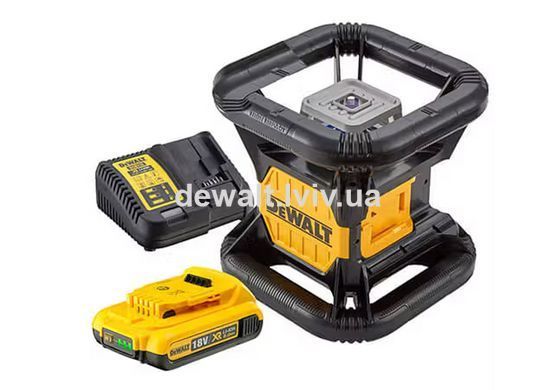 Уровень лазерный ротационный DeWALT DCE074D1R