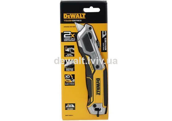 Универсальный нож ToughSeries с выдвижным трапециевидным лезвием DeWALT DWHT10999-0