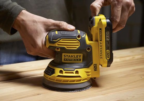 Шлифмашина эксцентриковая аккумуляторная бесщёточная STANLEY FATMAX SFMCW220D1S