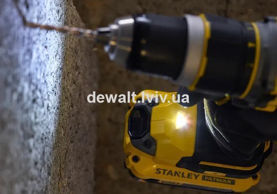 Дриль-шурупокрут ударний акумуляторний безщітковий STANLEY FATMAX SFMCD721B