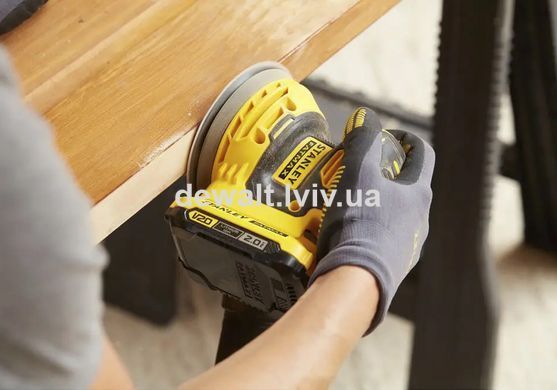 Шлифмашина эксцентриковая аккумуляторная бесщёточная STANLEY FATMAX SFMCW220D1S