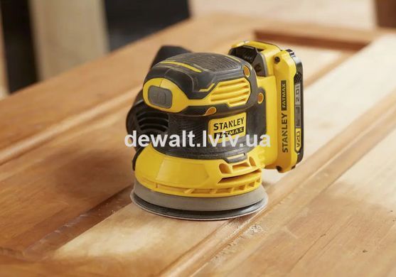 Шлифмашина эксцентриковая аккумуляторная бесщёточная STANLEY FATMAX SFMCW220D1S
