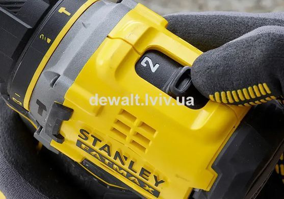Дриль-шурупокрут ударний акумуляторний безщітковий STANLEY FATMAX SFMCD721B