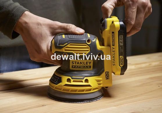 Шлифмашина эксцентриковая аккумуляторная бесщёточная STANLEY FATMAX SFMCW220D1S