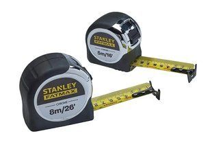 Рулетки вимірювальні FatMax&reg;, 5м/16х25мм + 8/26х25, в хромованому корпусі STANLEY FMHT43041-0