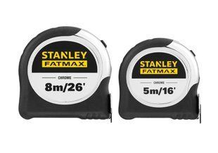 Рулетки вимірювальні FatMax&reg;, 5м/16х25мм + 8/26х25, в хромованому корпусі STANLEY FMHT43041-0