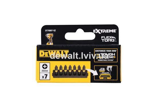 Касета з бітами FlexTorq DeWALT DT70807