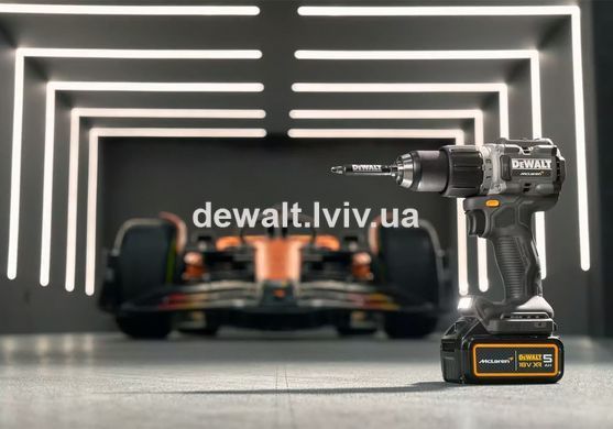 Дриль-шурупокрут акумуляторний ударний McLaren F1 TEAM LIMITED EDITION DeWALT DCD85MP2T