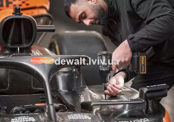 Дриль-шурупокрут акумуляторний ударний McLaren F1 TEAM LIMITED EDITION DeWALT DCD85MP2T