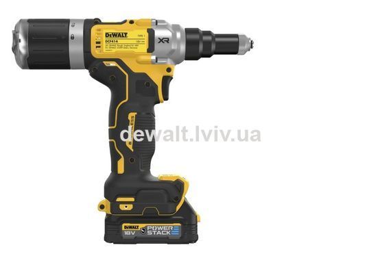Заклепочник акумуляторний DeWALT DCF414E2GT