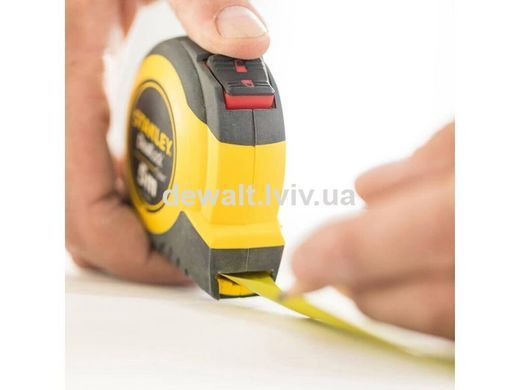 Рулетка вимірювальна TYLON &trade; Dual Lock довжиною 5 м, шириною 19 мм, в пластмасовому корпусі STANLEY STHT36803-0
