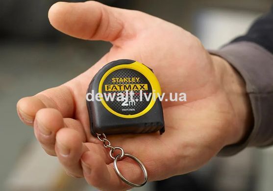 Рулетка-брелок FATMAX, 2м х 13мм в гумовому корпусі STANLEY FMHT1-33856