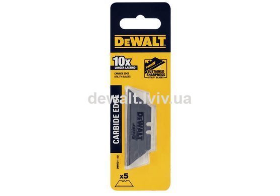Леза запасні для опоряджувальних робіт, трапецевідние Carbide DeWALT DWHT0-11131