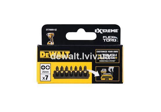Кассета з битами FlexTorq DeWALT DT70809