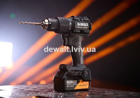 Дриль-шурупокрут акумуляторний ударний McLaren F1 TEAM LIMITED EDITION DeWALT DCD86MP2T