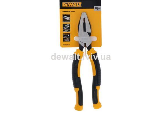 Плоскогубці LASER HARDENED комбіновані, L=200 мм DeWALT DWHT82809-0